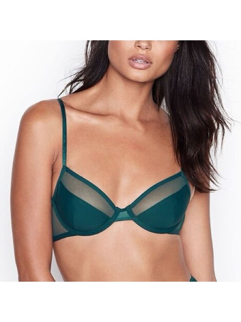 Victoria's Secret Very Sexy Unlined Mesh Demi Bra